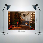 Painel Fotográfico Backdrop Natal Ano Novo 2.2x1.5mp1751