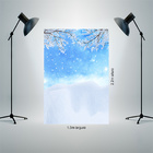 Painel Fotográfico Backdrop Neve Natal 2.2x1.5mp1773