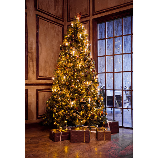 Painel Fotográfico Helanca Árvore Com Presentes 2.2x1.5mp1766