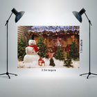 Painel Fotográfico Infantil Boneco Natal 2.2x1.5mp1734