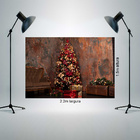 Painel Fotográfico Newborn Árvore Natal Rustica 2.2x1.5mp1780