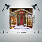 Painel Fotográfico Newborn Loja De Natal 1.5x1.5mp1707