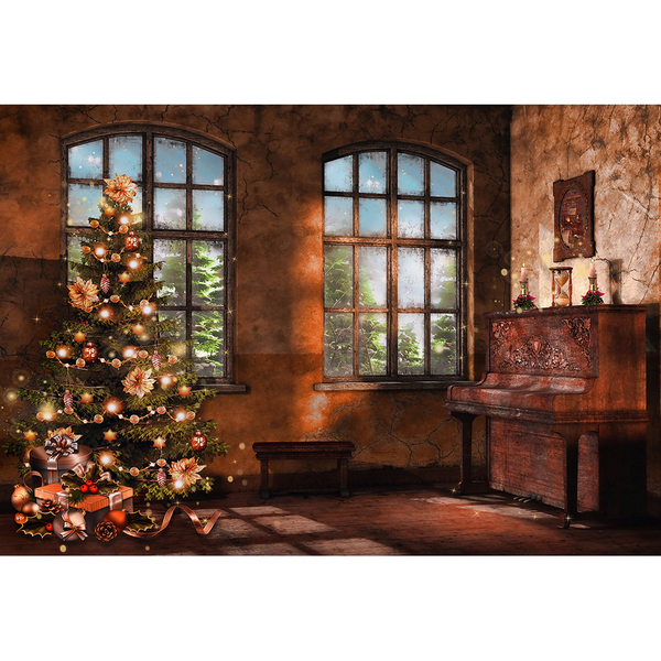 Painel Fotográfico Newborn Piano Natal 2.2x1.5mp1755