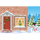 Painel Fotográfico Newborn Porta Natal Ilustrado 2.2x1.5mp1758