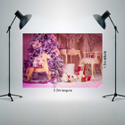 Painel Fotográfico Tecido Brinquedos Magico Natal 2.2x1.5mp17