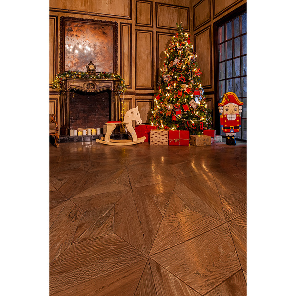 Painel Fotográfico Tecido Janela Natalina 2.2x1.5mp1771