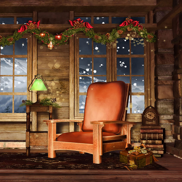 Painel Fotográfico Tecido Poltrona Chalezinho 1.5x1.5mp1717