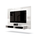 Painel Fox Tv 43 Polegadas 2 Nichos "florença" Branco