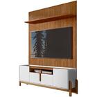 Painel Frisado 220x160 Cm E Rack 4 Portas 170 Cm Dcasa