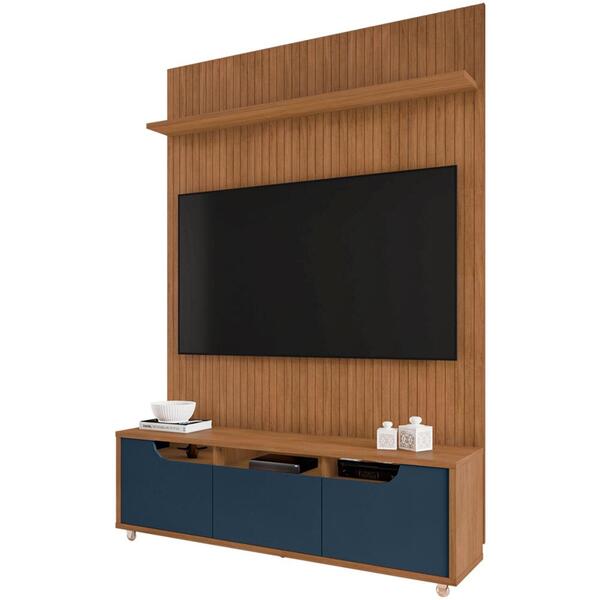 Painel Frisado 220x160 Cm Rack 2 Pt 60 Pol Dcasa