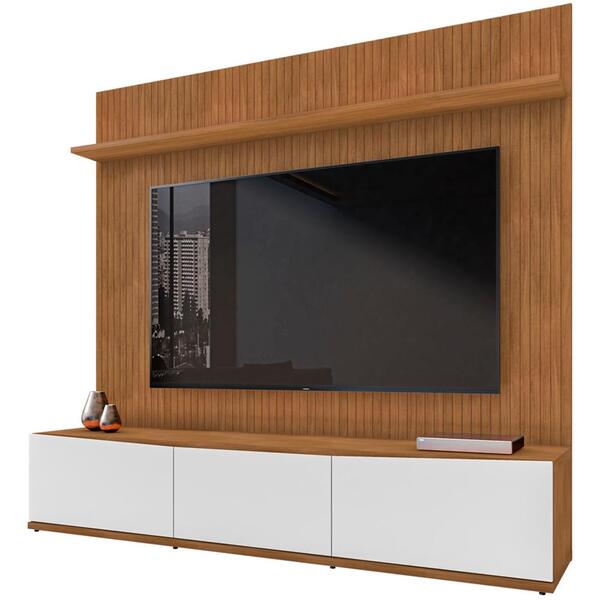 Painel Frisado 220x180 E Rack 60 Pol Sieros Dcasa