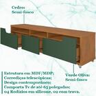 Painel Frisado 220x220 Cm Rack 3 Gav 65 Pol Dcasa