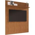 Painel Frisado Piso Teto 220x220 Cm Tv 60 Pol 008176 Cedro Dc