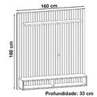 Painel Frisado Suspenso Tv 60 Pol 160 Cm 011087 Dcasa