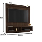 Painel Gama Nogal – Bechara Móveis