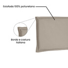 Painel Garden Para Cama Box Casal 140 Cm Suede S04 - D'rossi