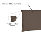 Painel Garden Para Cama Box Casal 140 Cm Suede S04 - D'rossi