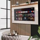 Painel Grande 180 Cm Com Prateleira Até 65 Polegadas Off Whit