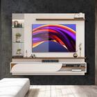 Painel Grande Para Tv 60 Polegadas Com Espelho Off White Frei