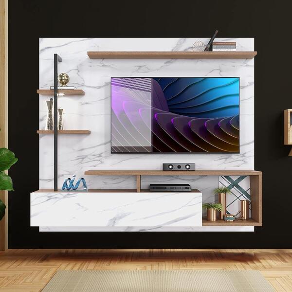 Painel Grande Para Tv Até 55 Polegadas Calacatta Natura Real