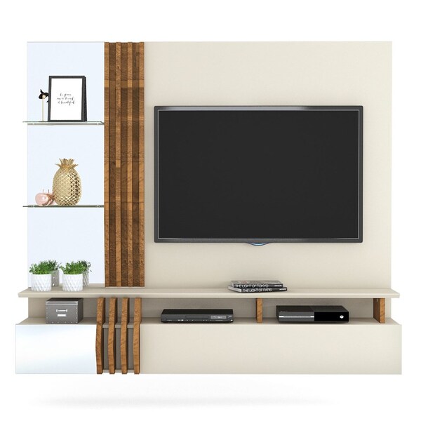 Painel Home Bello Suspenso Para Tv 55 Polegadas Off White E D