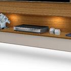 Painel Home Com Led Suspenso Para Tv Até 75" 100% Mdf Milão C