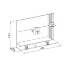 Painel Home Ipê Linea Brasil Ideal Para Tv De Até 43 Polegadas