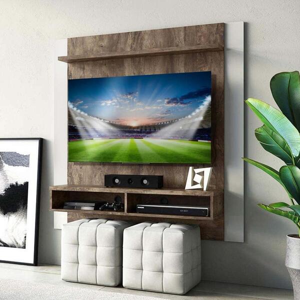 Painel Home Linea Brasil Capri Rústico/off White