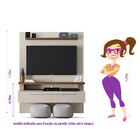 Painel Home Linea Brasil New Para Tv Até 60 Polegadas