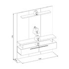 Painel Home Linea Brasil New Para Tv Até 60 Polegadas