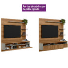 Painel Home Para Tv 55 Polegadas Ripado Dumont Linea Brasil
