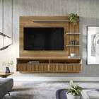 Painel Home Para Tv 55 Polegadas Ripado Dumont Linea Brasil