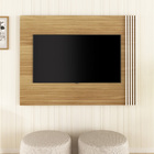Painel Home Para Tv Até 42 Sala De Estar Pl3004 Natural/off W