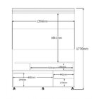 Painel Home Para Tv Até 55 Polegadas 2 Portas 4 Prateleiras B