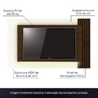 Painel Home Para Tv Até 65 Com Led Sala De Estar Pl3003 Capuc