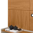 Painel Home Para Tv De 50' Chanfrado Sintra Nature Off-white