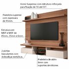 Painel Home Suspenso 1.6 Para Tv Até 55 Sala De Estar Lennon