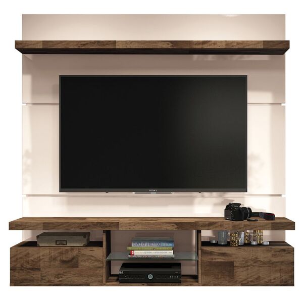 Painel Home Suspenso 1.6 Para Tv Até 55 Sala De Estar Lennon