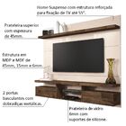 Painel Home Suspenso 1.6 Para Tv Até 55 Sala De Estar Lennon