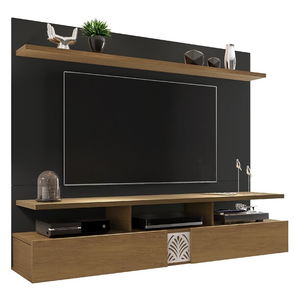 Painel Home Suspenso 1.6 Para Tv Até 55'' Sala De Estar Ponce