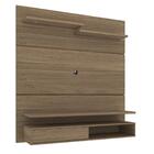 Painel Home Suspenso Com Bancada E Luz De Led Stilo Avelã Rel