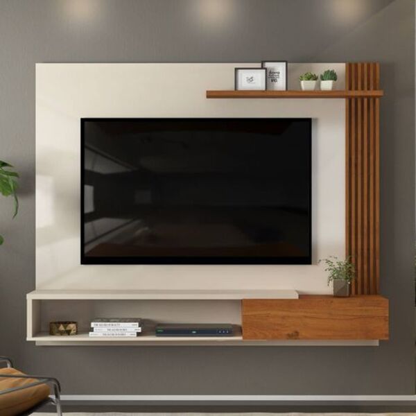 Painel Home Suspenso Para Tv 70 Polegadas 1 Porta Rippi Off W