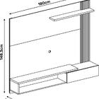 Painel Home Suspenso Para Tv 70 Polegadas 1 Porta Rippi Off W
