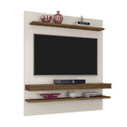 Painel Home Suspenso Para Tv Até 55 Polegadas 2 Prateleiras W