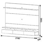 Painel Home Suspenso Para Tv Até 65 Pol. Innove I04 Led Natur