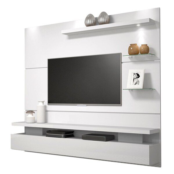 Painel Home Suspenso Para Tv Até 65 Polegadas Grécia Branco G