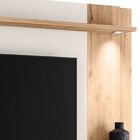 Painel Home Suspenso Tv 75 " Atibaia Espelho E Luminária Led