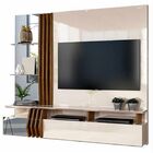 Painel Home Theater Bello Dj Móveis Para Tv Até 55 Pol Off Wh