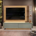 Painel Home Theater Deseo Salone De Mdf Para Tv 75 Pol Dj Móv