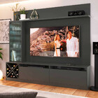 Painel Home Tv 50 Polegadas 180,4cm Em Mdp 3 Portas Quiditá